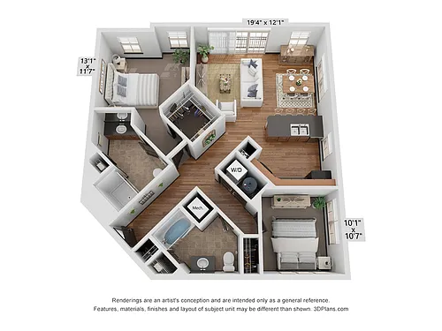 Floor plan Cambridge