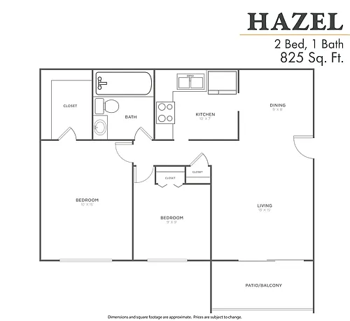 Floor plan Hazel