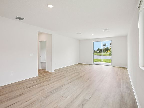 The Great Room of the Acadia Floorplan.