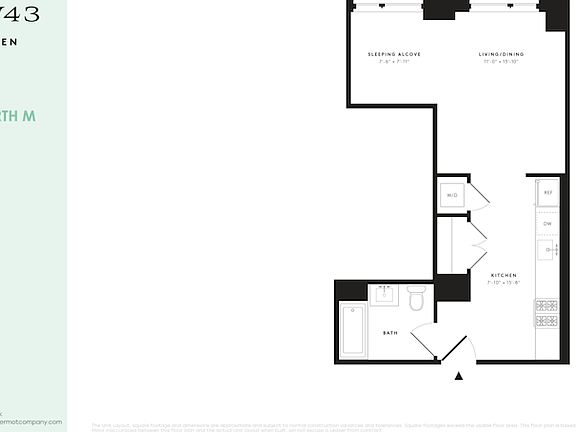 2nd image of 535 W 43rd St N #7M