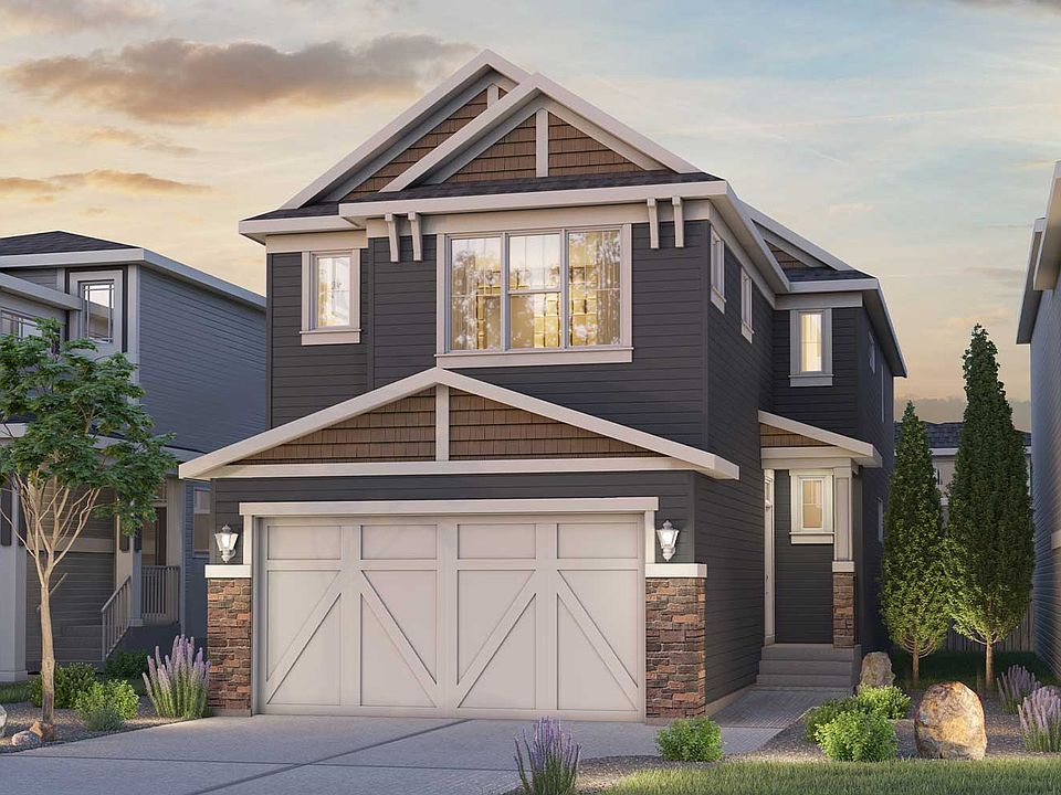 Exterior rendering of the Purcell 24 by Brookfield Residential in Calgary.