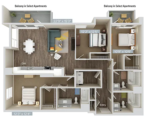 Floor plan C8-1524