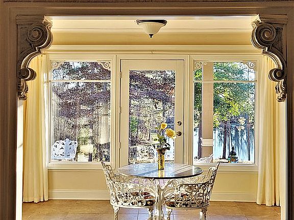 Foyer overlooking Pond