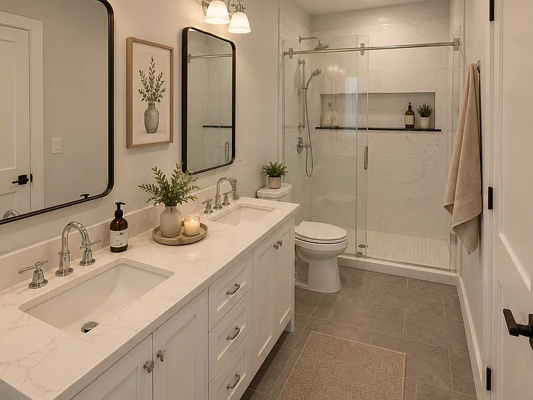 ai rendering : master bath