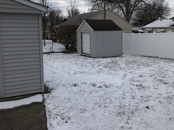 Storage building.