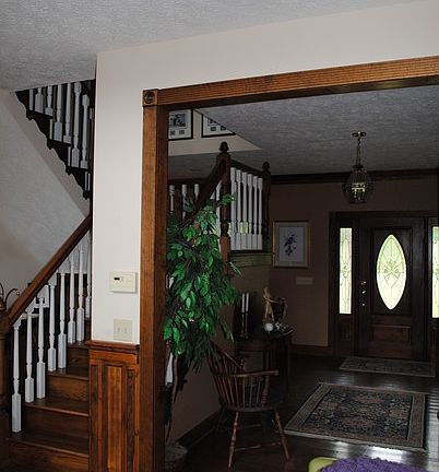 Looking at front door from Great Room