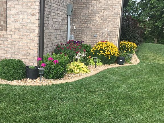 beautiful new landscaping