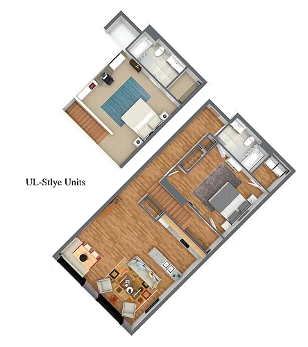 Floor plan 2x2 UL
