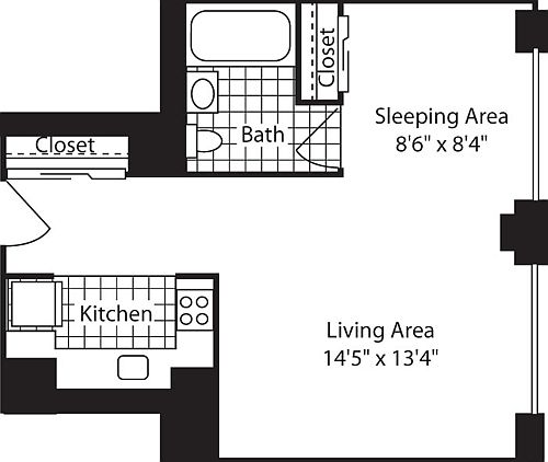2nd image of 600 Washington St APT 513