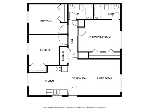 Floor plan 3 bed 2 bath