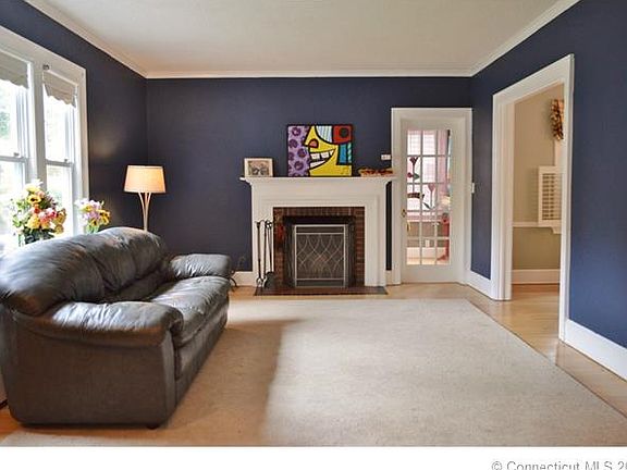 Living Room with Fireplace,...