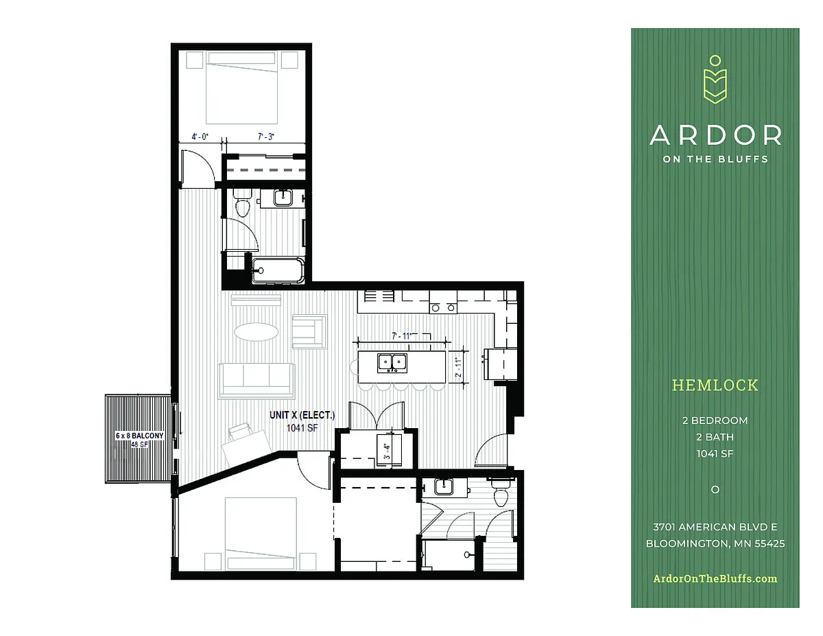 Floor plan Hemlock