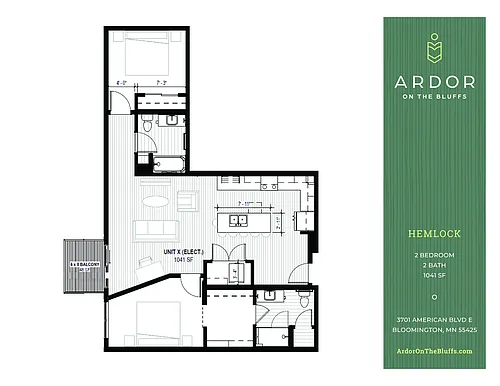 Floor plan Hemlock