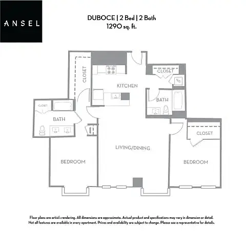 Floor plan Duboce