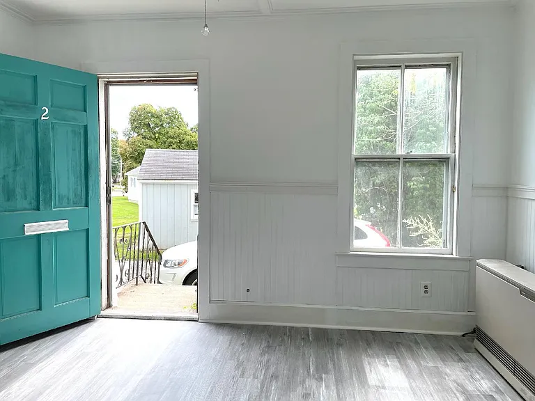 Entrance door.
