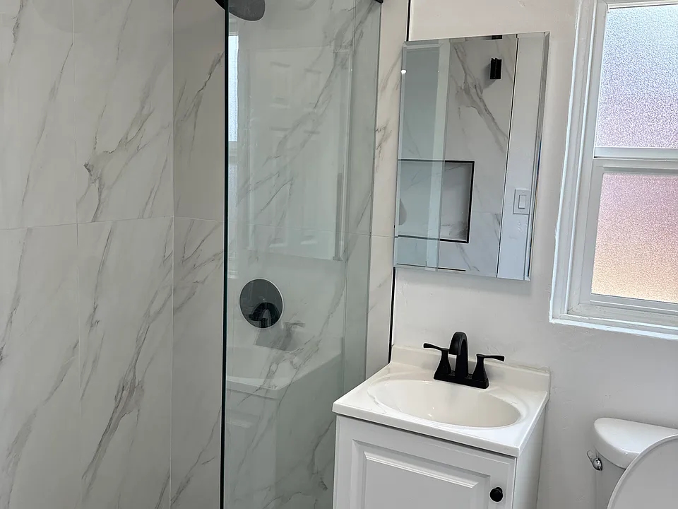 New shower and bathroom remolded