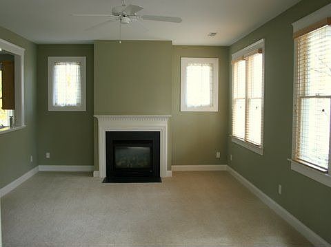 Cozy up by the fireplace...