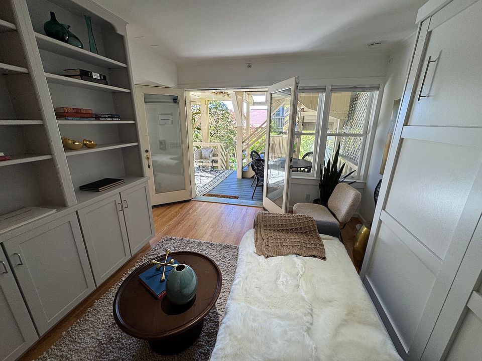 French doors out to deck