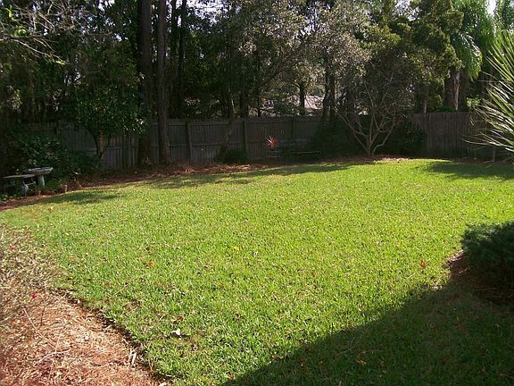 Private, peaceful backyard