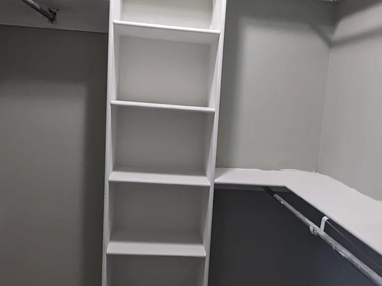 Master walk in closet