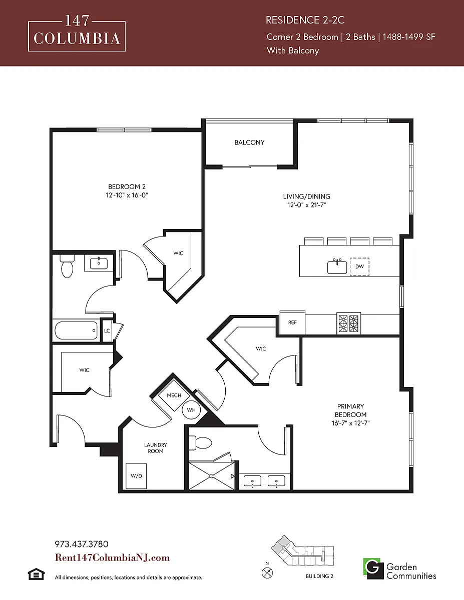 Floor plan 2-2C