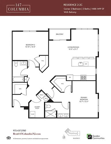 Floor plan 2-2C