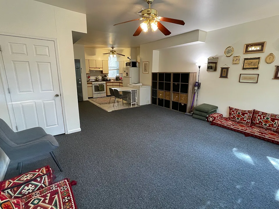 Living Room (door on the left opens to upstairs)