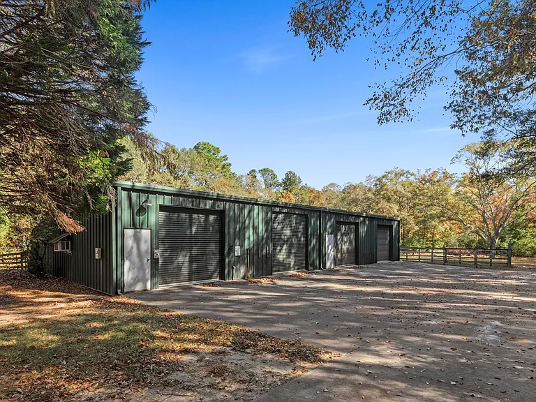 barn located on the property