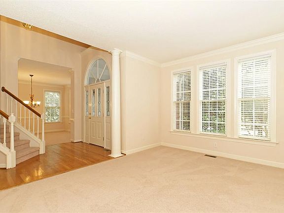 Living Room with new carpets around home