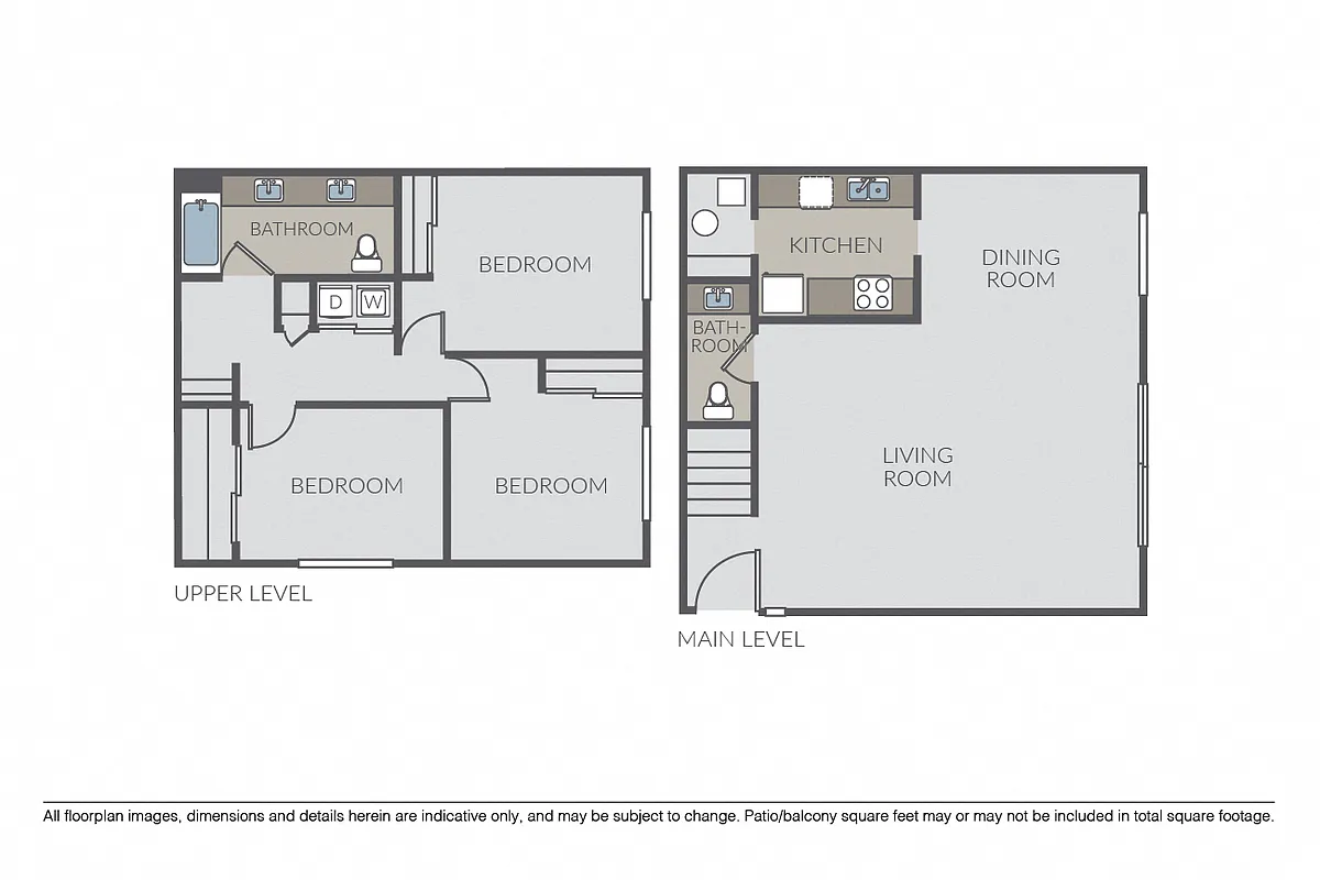 Floor plan Portola Townhome