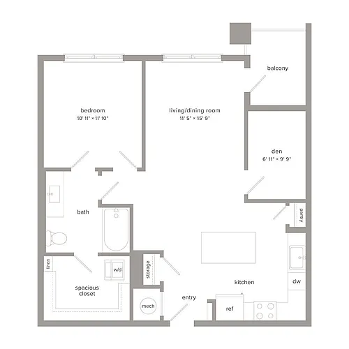 Floor plan A2 1/1