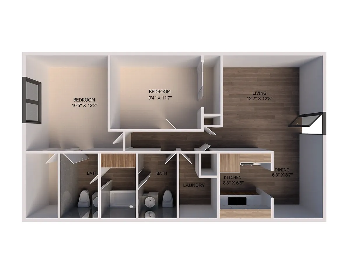 Floor plan B1