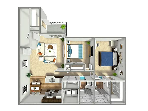 Floor plan Elevated Mimosa