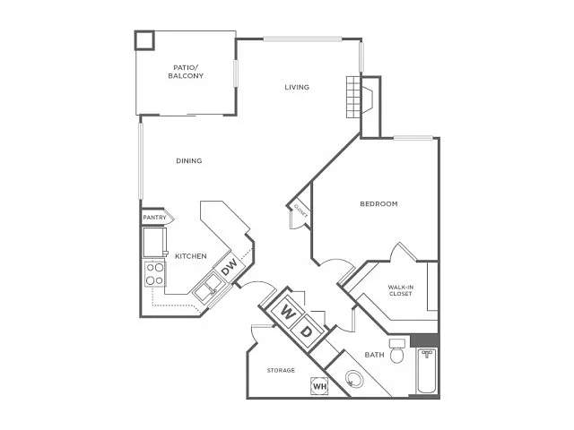 Floor plan 1B - Sophisticated