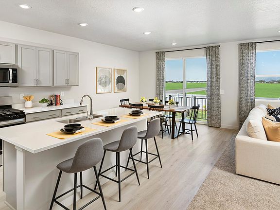 The 4281 plan modeled at Westwood Estates in West Haven, UT.