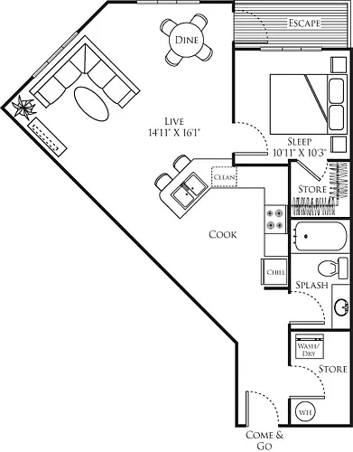 Floor plan A20