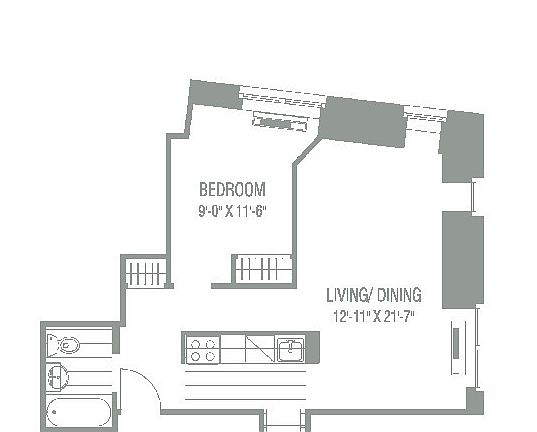 2nd image of 100 Maiden Ln APT 1903