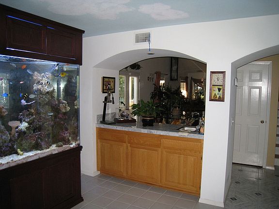 Wet Bar and Fishtank