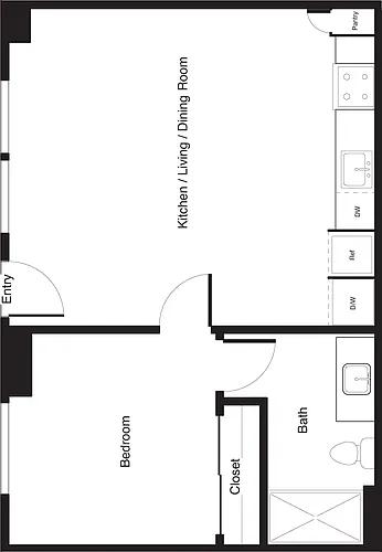 Floor plan ADU1