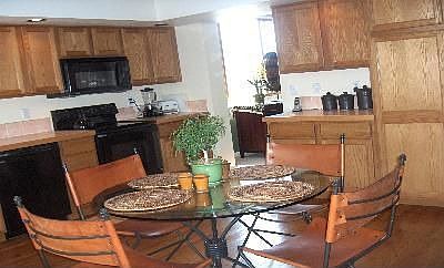 kitchen with hardwood floors