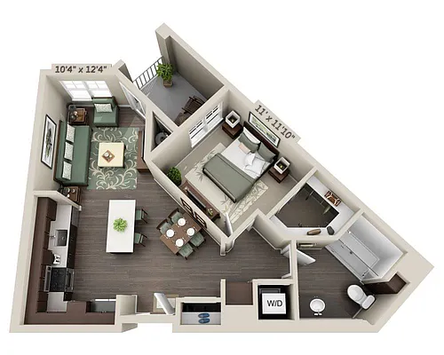 Floor plan A1B