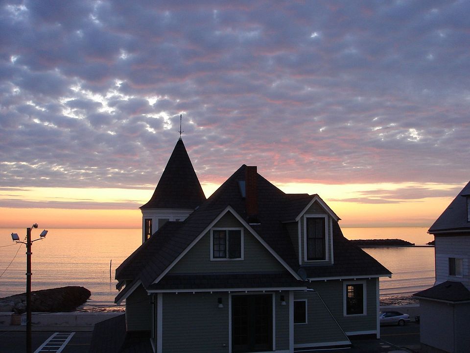 View of sunset from the great room