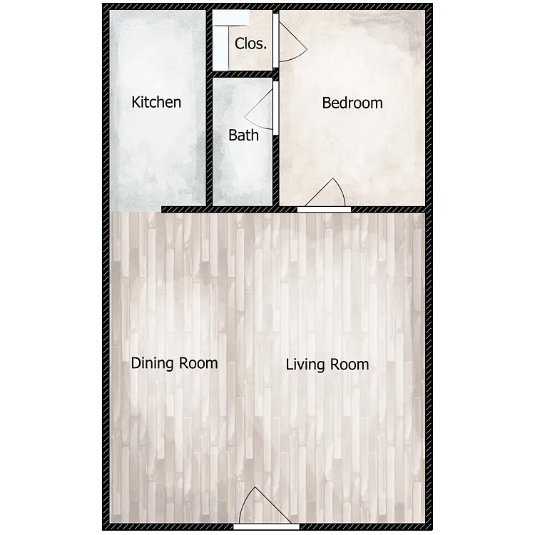 Floor plan The Kirby