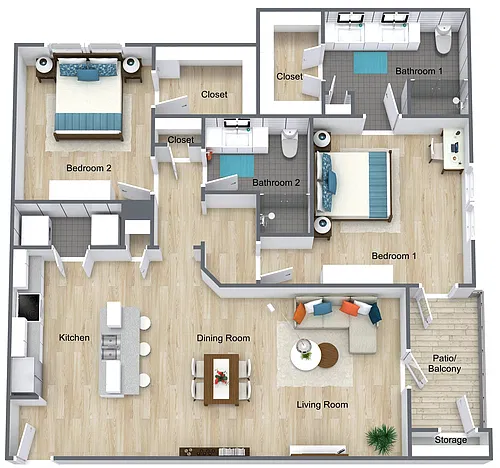 Floor plan Prestonwood