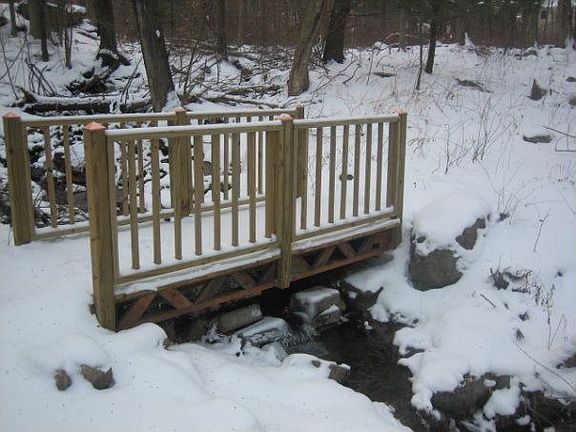 Footbridge over Water