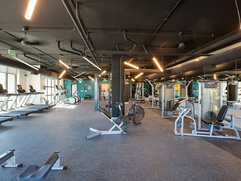 2,300 Square Feet Fitness Center