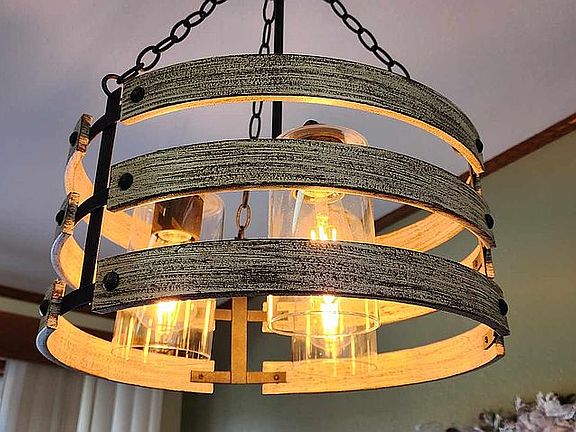 New dining room light