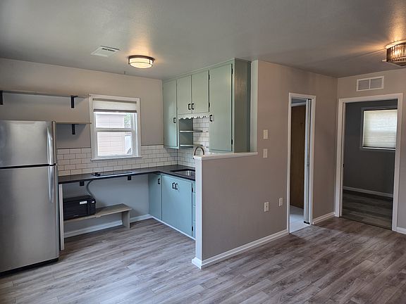 Updated kitchen and dining area