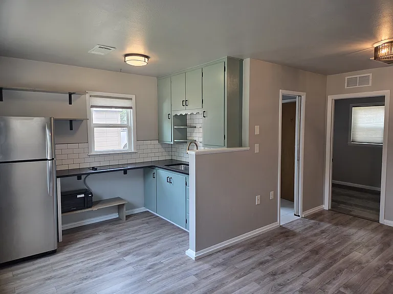 Updated kitchen and dining area