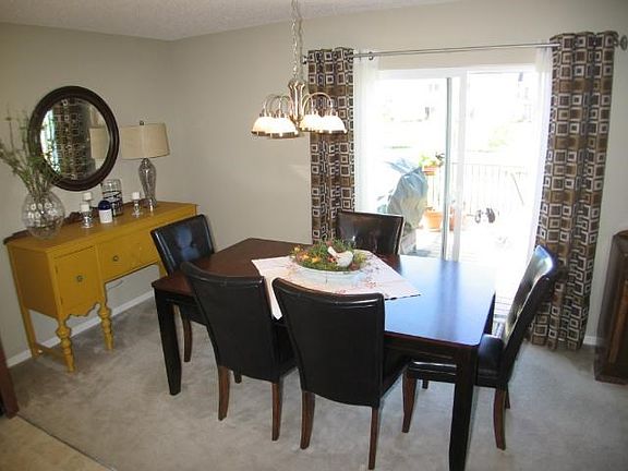 Informal dining area with access to the deck.